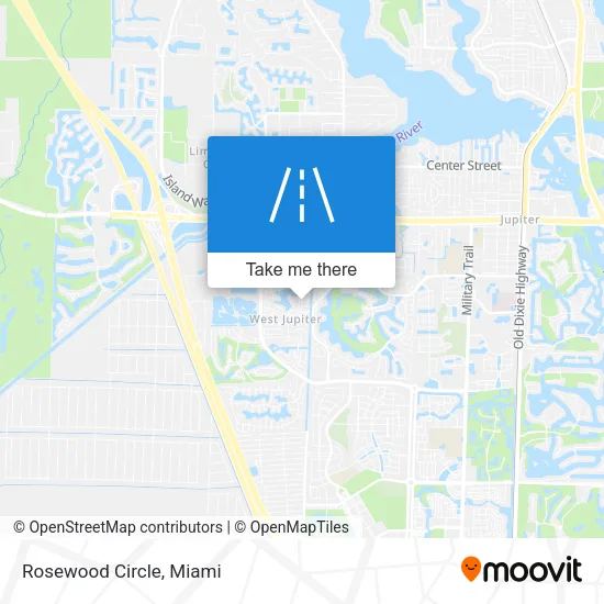 Rosewood Circle map