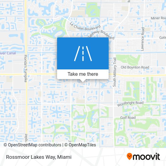 Rossmoor Lakes Way map