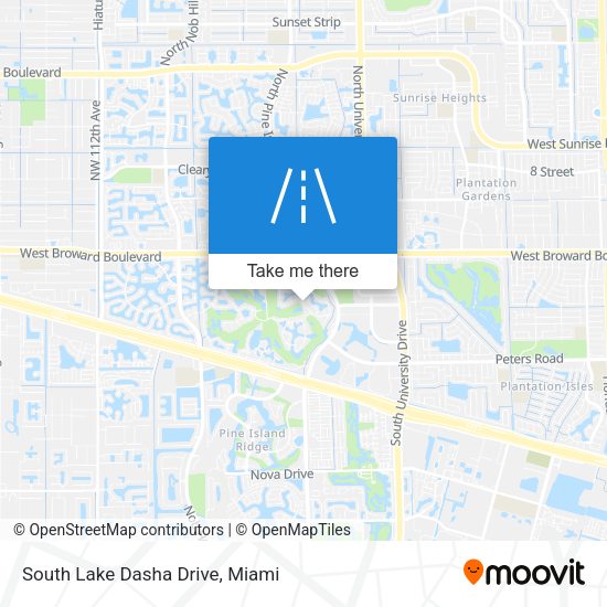 South Lake Dasha Drive map