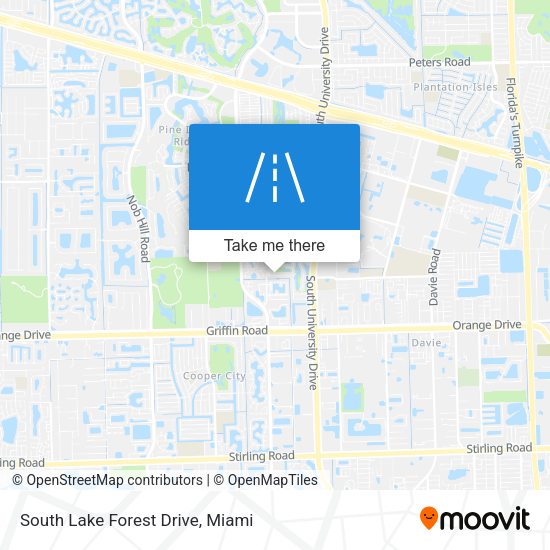 South Lake Forest Drive map