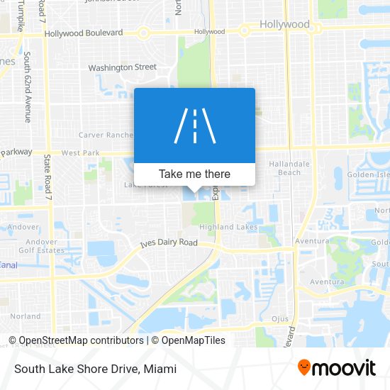 Mapa de South Lake Shore Drive