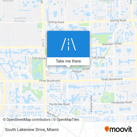 Mapa de South Lakeview Drive