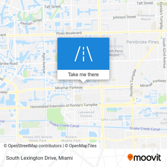 South Lexington Drive map