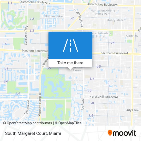 Mapa de South Margaret Court