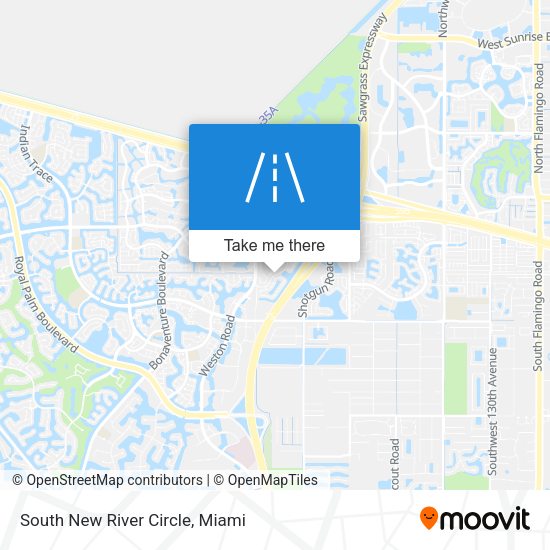 Mapa de South New River Circle