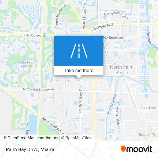Mapa de Palm Bay Drive