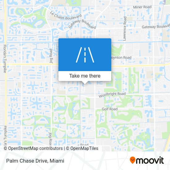 Palm Chase Drive map