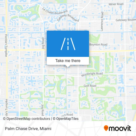 Palm Chase Drive map