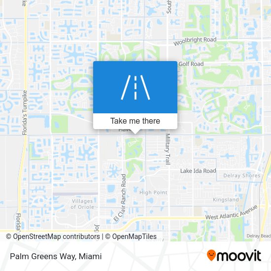 Mapa de Palm Greens Way