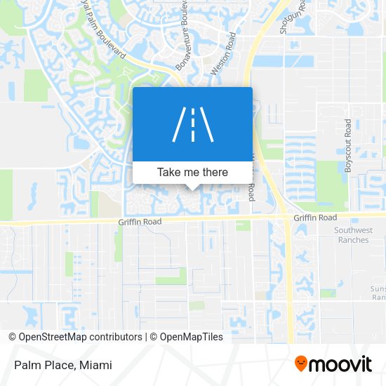 Mapa de Palm Place