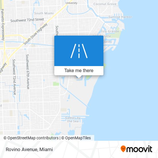 Mapa de Rovino Avenue