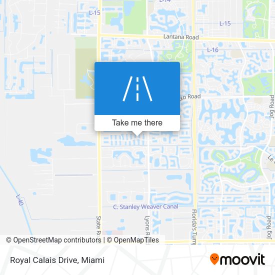 Mapa de Royal Calais Drive