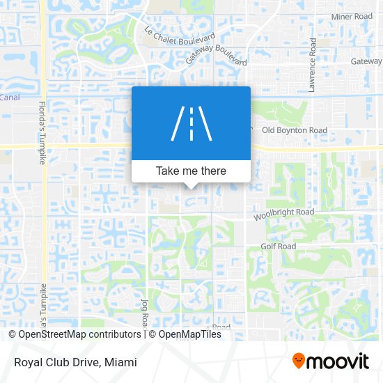 Royal Club Drive map