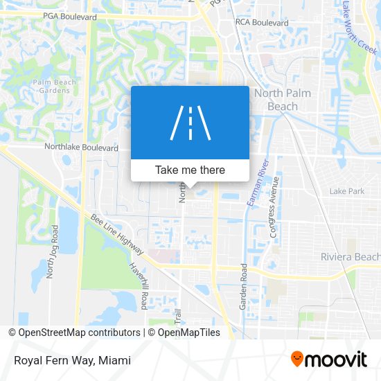 Mapa de Royal Fern Way