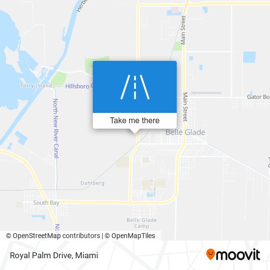 Royal Palm Drive map