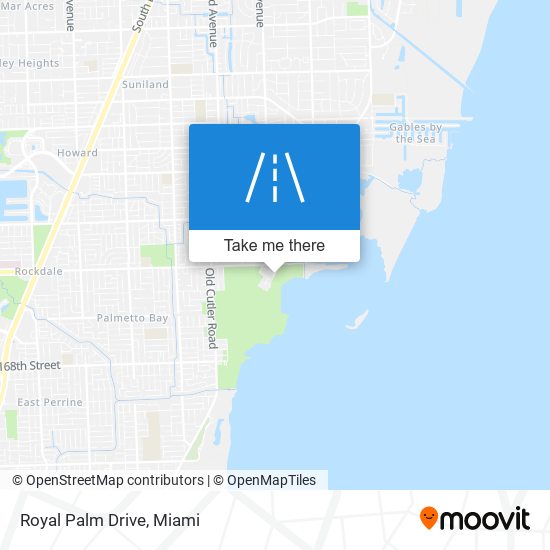 Royal Palm Drive map