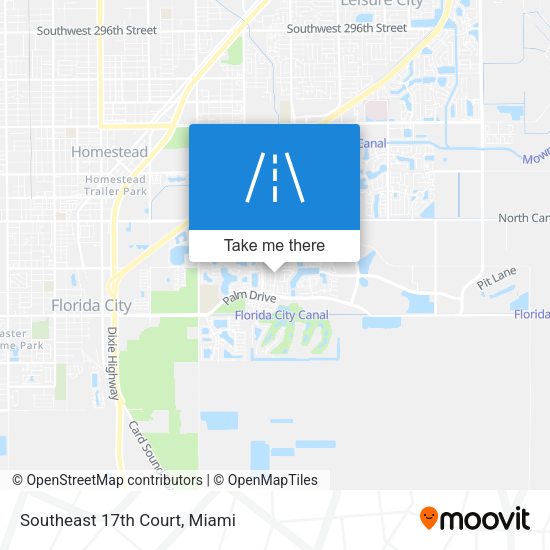 Southeast 17th Court map