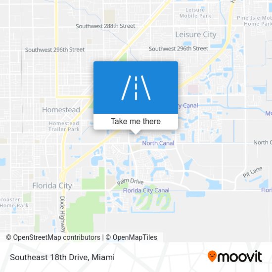 Mapa de Southeast 18th Drive