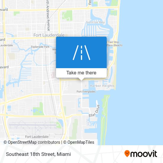 Mapa de Southeast 18th Street