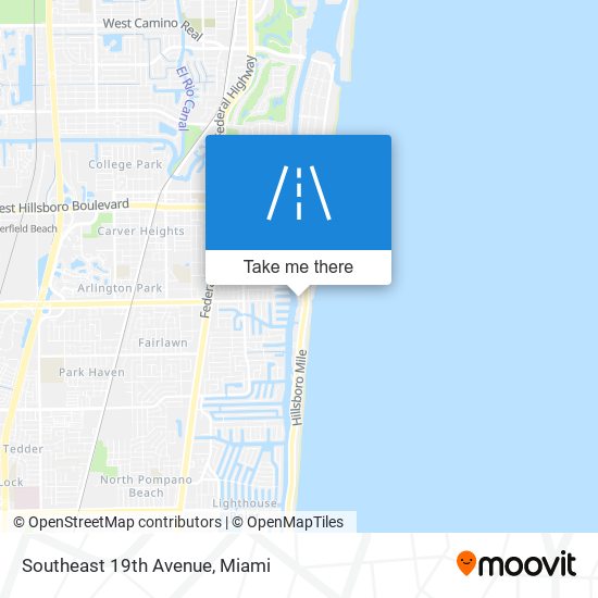 Southeast 19th Avenue map