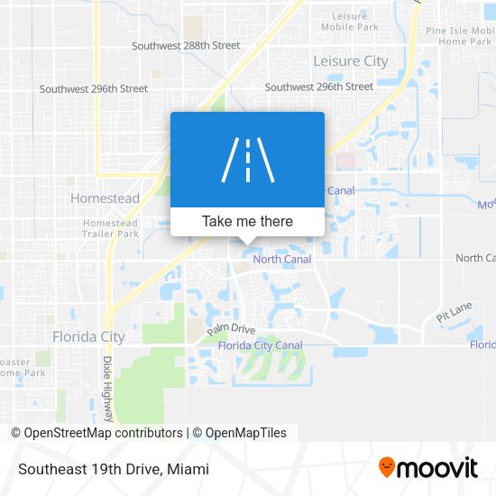 Southeast 19th Drive map