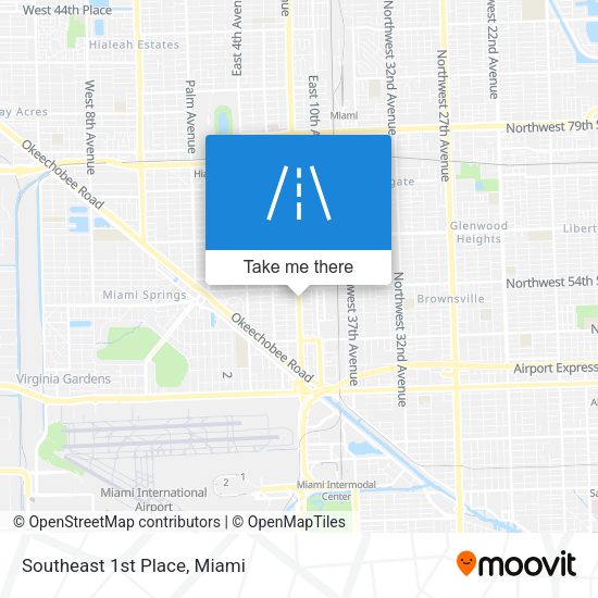 Mapa de Southeast 1st Place