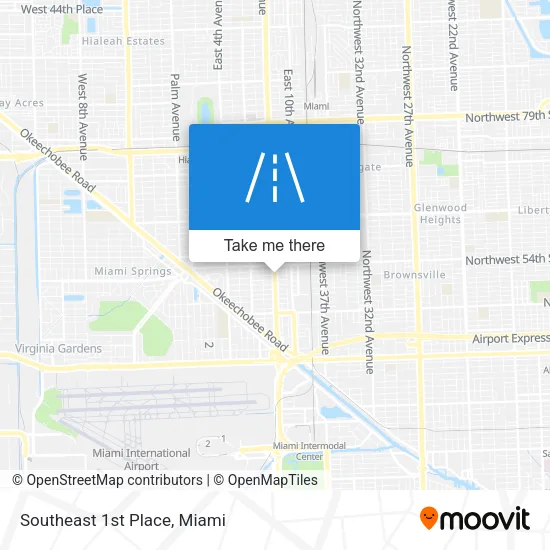Southeast 1st Place map