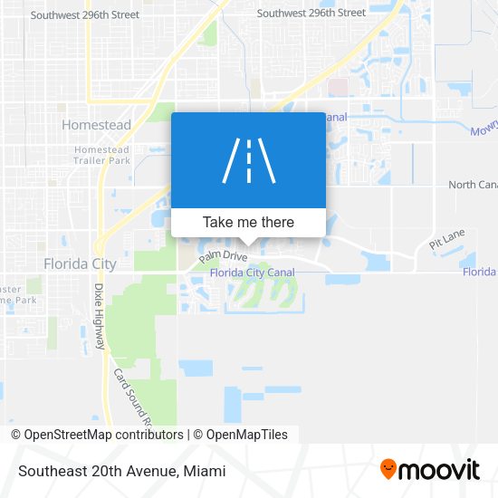 Mapa de Southeast 20th Avenue