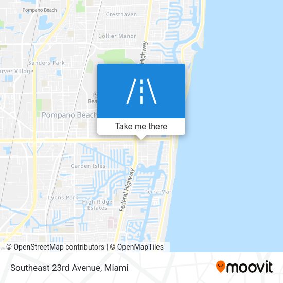 Southeast 23rd Avenue map