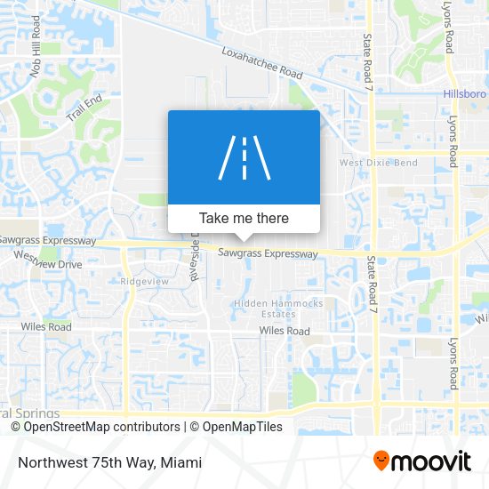 Mapa de Northwest 75th Way