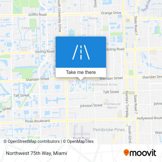 Mapa de Northwest 75th Way