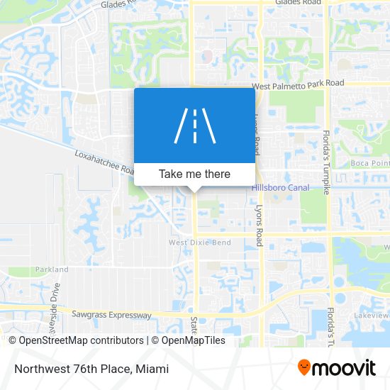 Mapa de Northwest 76th Place