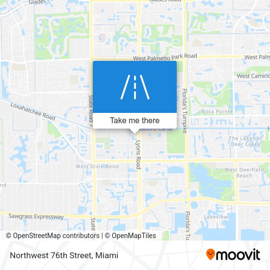 Mapa de Northwest 76th Street