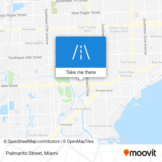 Mapa de Palmarito Street