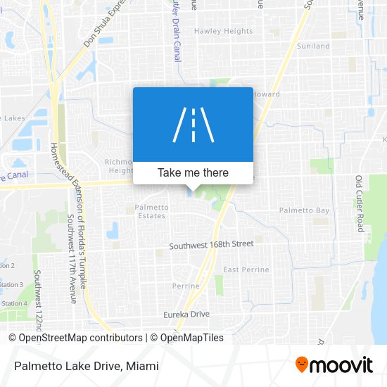 Mapa de Palmetto Lake Drive