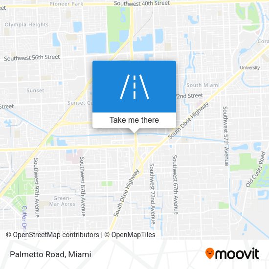 Mapa de Palmetto Road
