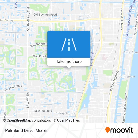 Mapa de Palmland Drive
