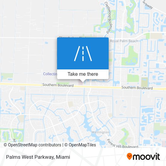 Mapa de Palms West Parkway