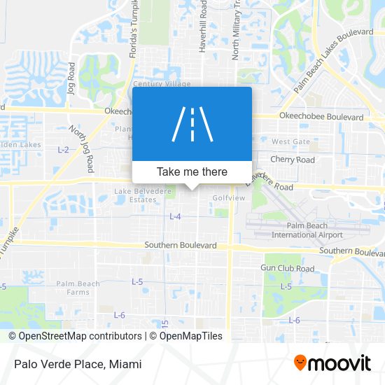 Mapa de Palo Verde Place