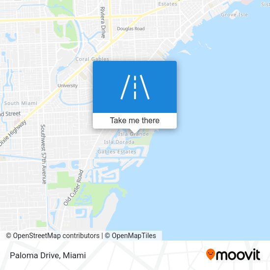 Mapa de Paloma Drive