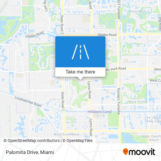 Palomita Drive map