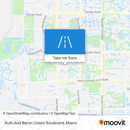 Ruth And Baron Colem Boulevard map