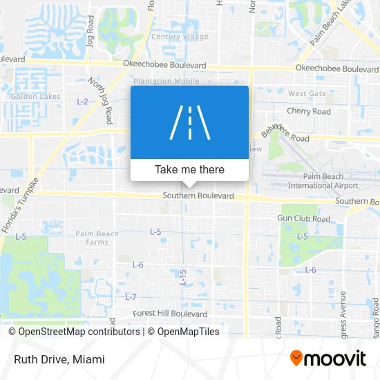 Ruth Drive map