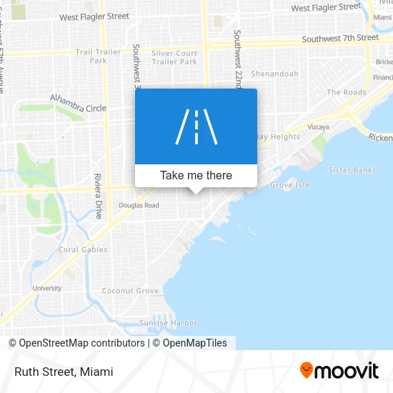 Ruth Street map