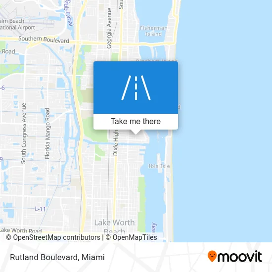 Rutland Boulevard map