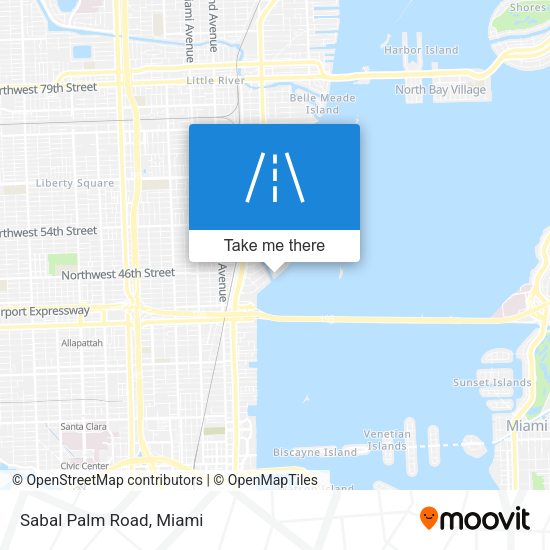 Mapa de Sabal Palm Road