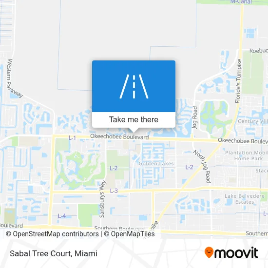 Sabal Tree Court map