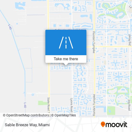 Mapa de Sable Breeze Way