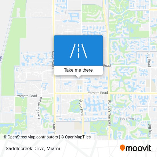 Saddlecreek Drive map