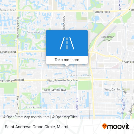 Saint Andrews Grand Circle map